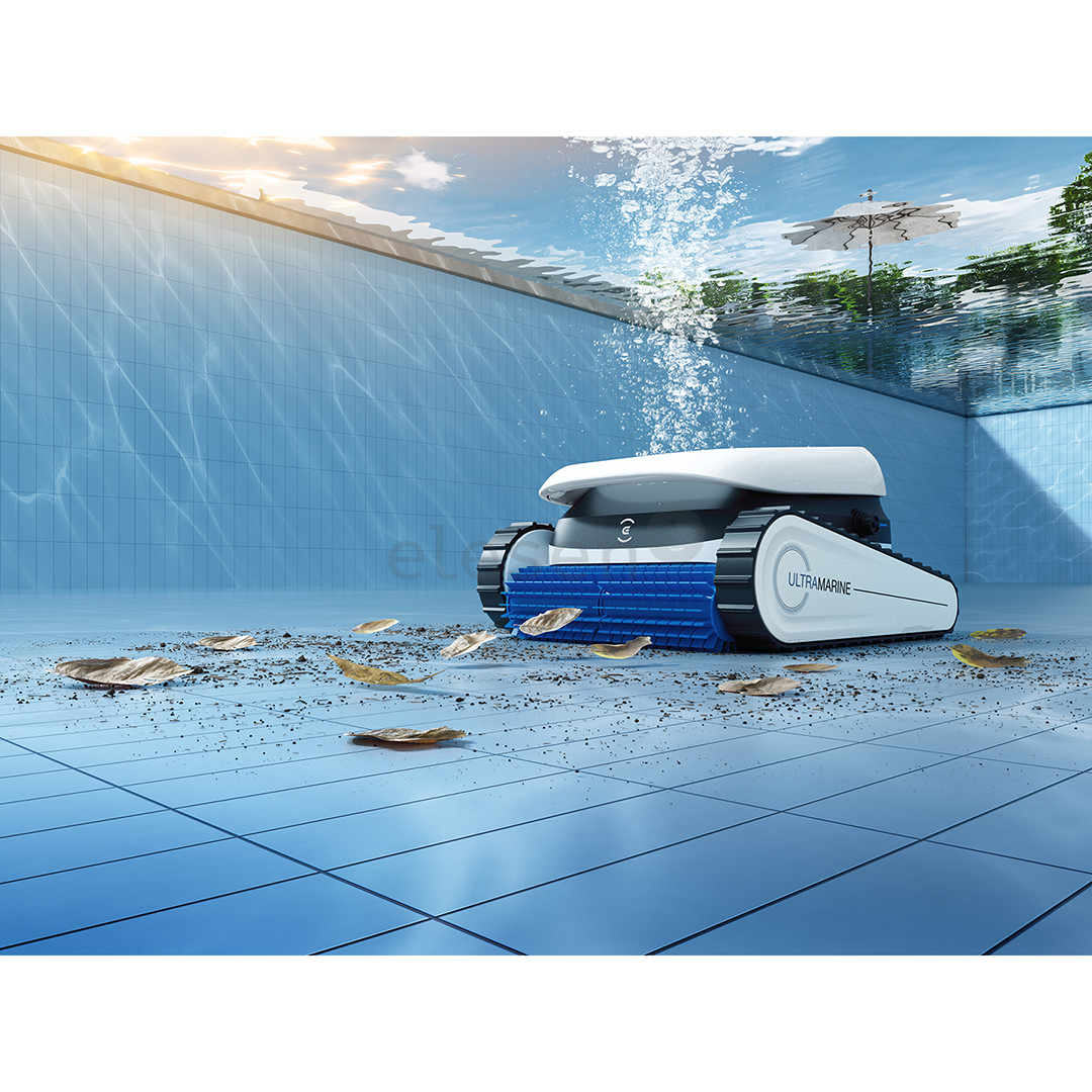 Ecovacs Ultramarine P1, baltas/juodas - Baseino valymo robotas