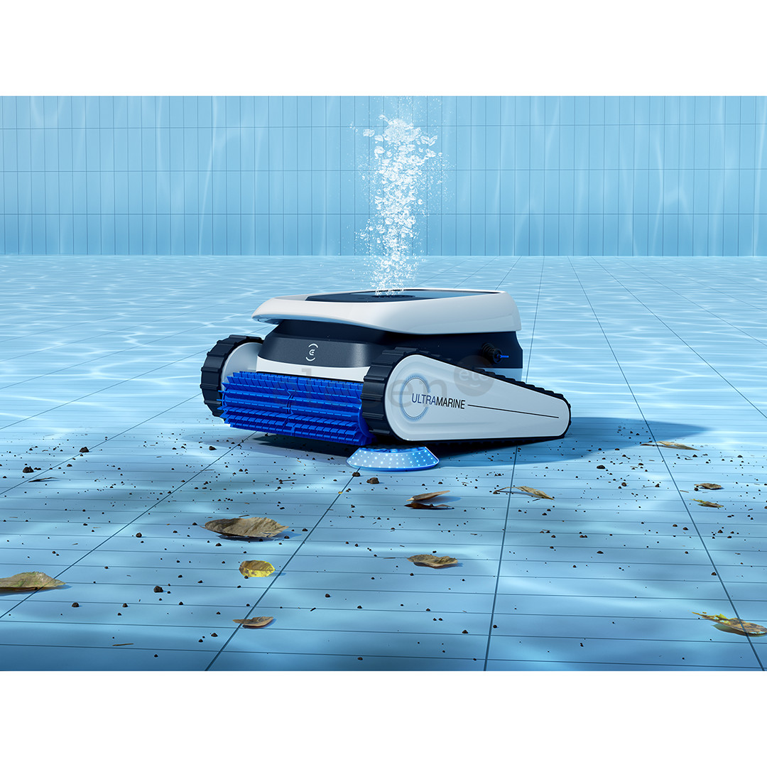 Ecovacs Ultramarine P1, baltas/juodas - Baseino valymo robotas