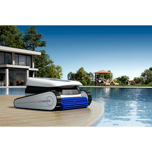 Ecovacs Ultramarine P1, baltas/juodas - Baseino valymo robotas