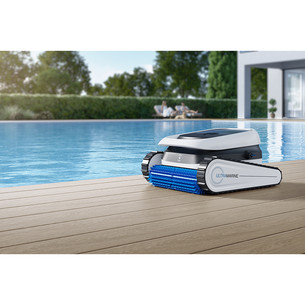Ecovacs Ultramarine P1, baltas/juodas - Baseino valymo robotas