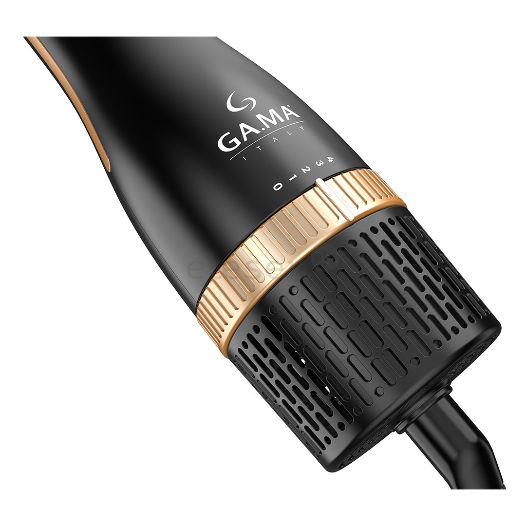 GA.MA Gold Ion 3D, black/gold - Hot air brush