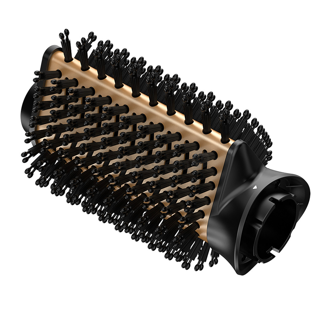 GA.MA Gold Ion 3D, black/gold - Hot air brush