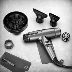 GA.MA IQ Lite Max, 1700 W, grey - Hair Dryer