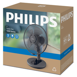 Philips Table Fan 1000 Series, juodas - Ventiliatorius