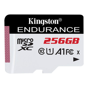 Kingston High-Endurance, microSDXC, 256 GB, balta - Atminties kortelė SDCE/256GB