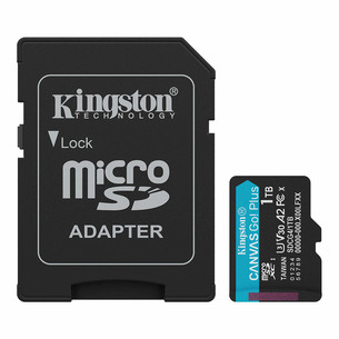 Kingston Canvas Go! Plus, microSDXC, 1 TB, black - Memory card SDCG4/1TB