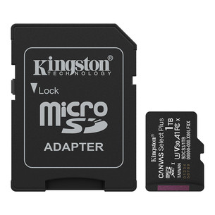 Kingston Canvas Select Plus, UHS-I, microSD, 1 TB, black - Memory card SDCS3/1TB