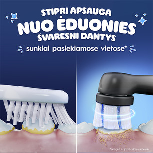 Braun Oral-B iO Kids, Marvel Spiderman, juodas - Elektrinis dantų šepetėlis + kelioninis dėklas