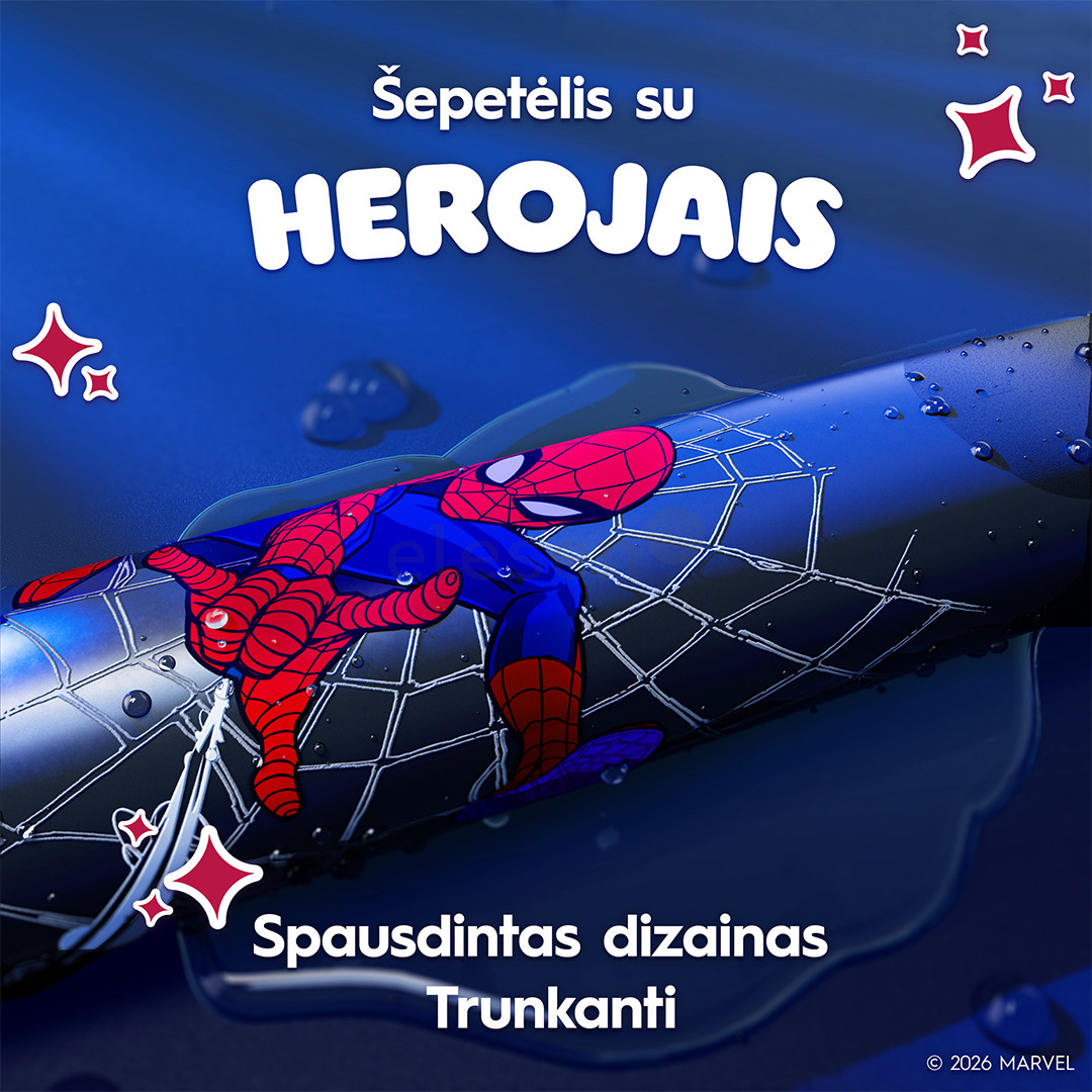 Braun Oral-B iO Kids, Marvel Spiderman, juodas - Elektrinis dantų šepetėlis + kelioninis dėklas