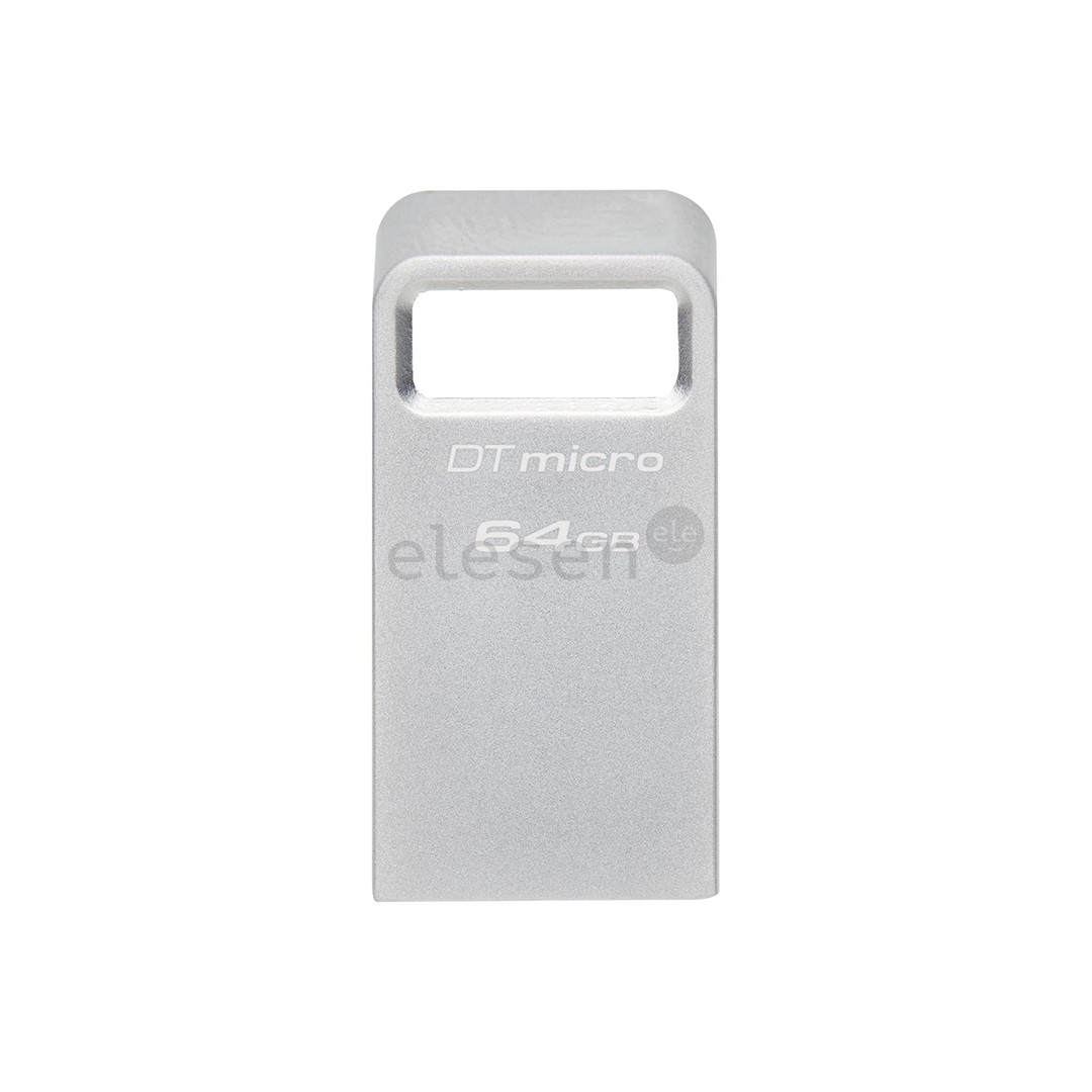 Kingston DataTraveler Micro, 64 GB, silver - USB flash drive