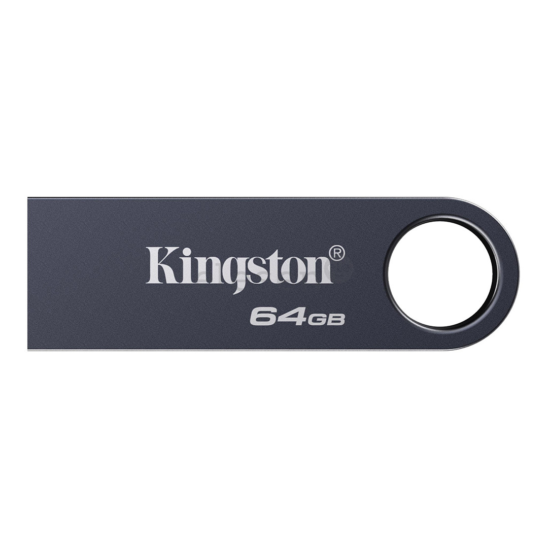 Kingston DataTraveler SE9 G3, 64 GB, tamsiai pilka - USB atmintinė
