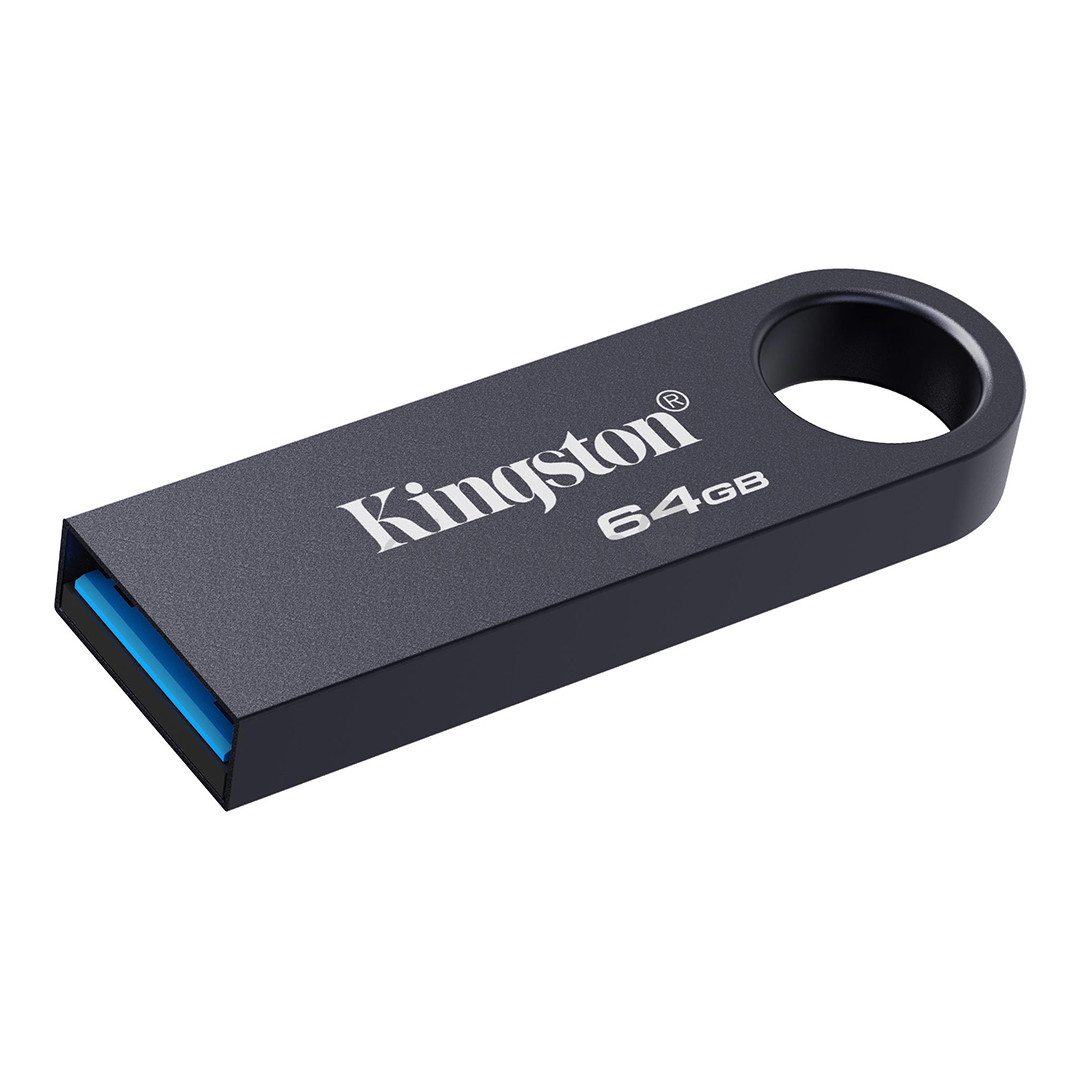 Kingston DataTraveler SE9 G3, 64 GB, tamsiai pilka - USB atmintinė