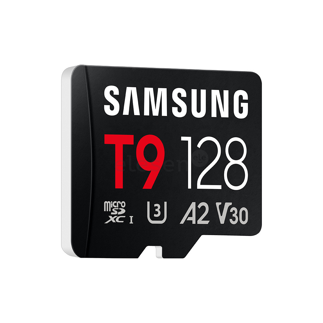 Samsung microSD kortelė T9, 128 GB, UHS-I, juoda - Atminties kortelė