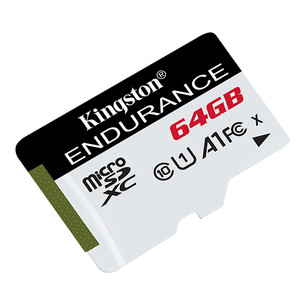 Kingston High-Endurance, microSDXC, 64 GB, white - Memory card