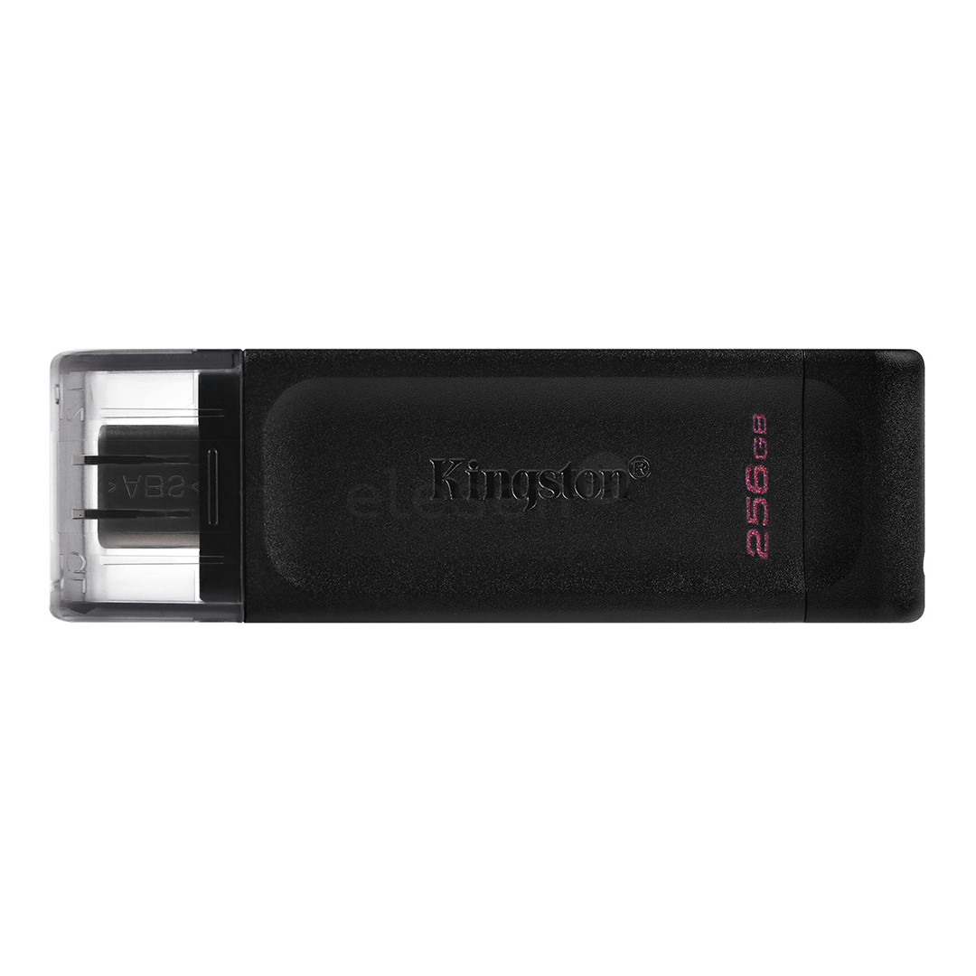 Kingston DataTraveler 70, USB-C, 256 GB, black - USB memory stick