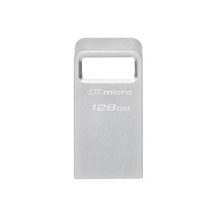 Kingston DataTraveler Micro, 128 GB, silver - USB flash drive