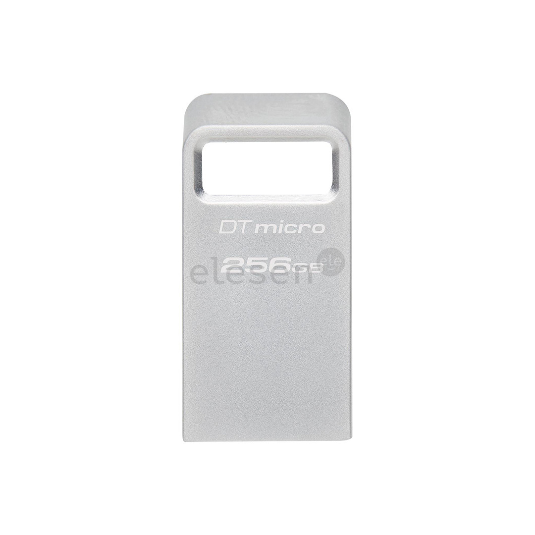 Kingston DataTraveler Micro, 256 GB, silver - USB flash drive