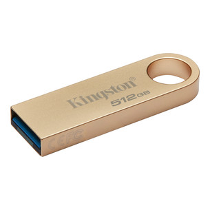 Kingston DataTraveler SE9 G3, 512 GB, aukso spalvos - USB atmintinė