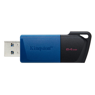 Kingston DataTraveler Exodia M, 64 GB, mėlyna - USB atmintinė