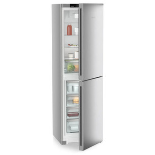 Liebherr EasyFresh NoFrost, 359 L, aukštis 202 cm, sidabro spalvos - Šaldytuvas