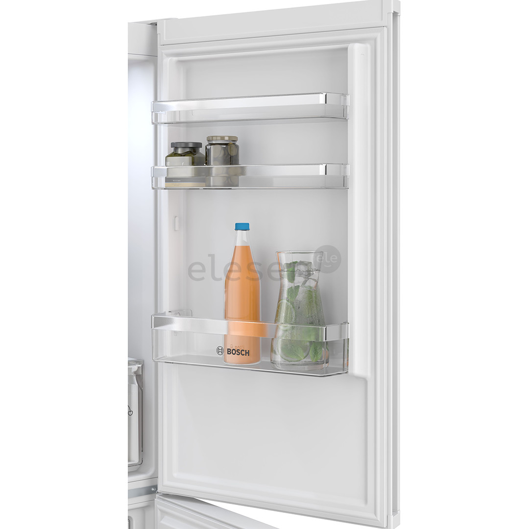 Bosch, Series 4, NoFrost, 321 L, aukštis 186 cm, baltas - Šaldytuvas
