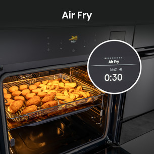 Hisense Hi8, 77 L, juoda - Įmontuojama garinė orkaitė