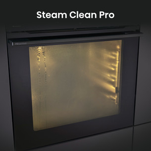 Hisense Hi8, 77 L, juoda - Įmontuojama garinė orkaitė