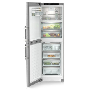 Liebherr Prime BioFresh NoFrost, 313 L, aukštis 186 cm, sidabro spalvos - Šaldytuvas