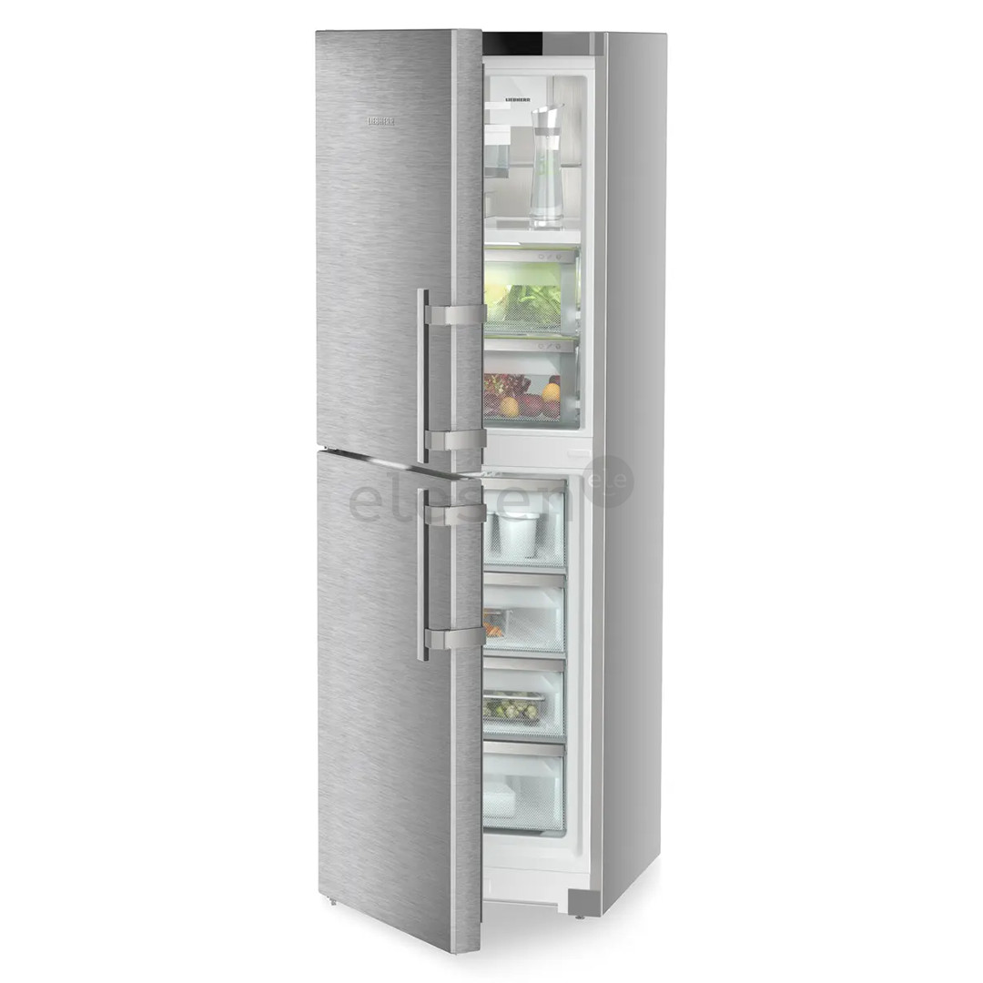 Liebherr Prime BioFresh NoFrost, 313 L, aukštis 186 cm, sidabro spalvos - Šaldytuvas