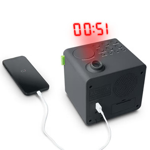 Muse M-189 P, black - Clock radio