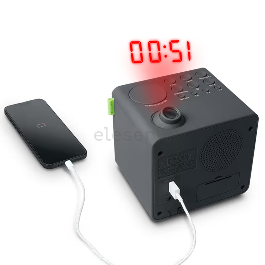 Muse M-189 P, black - Clock radio