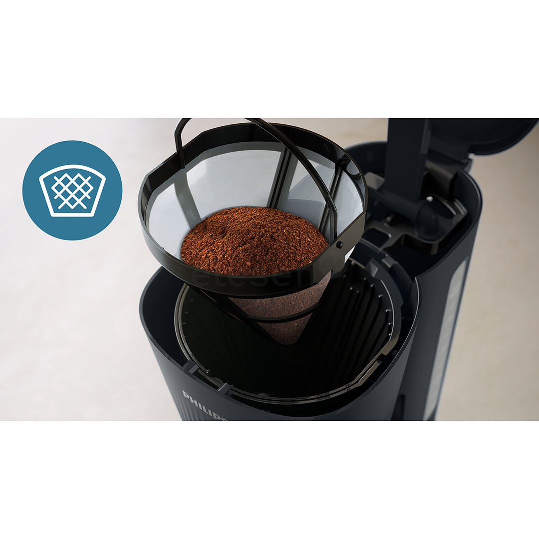 Philips 3000 Series, juodas - Kavos virimo aparatas