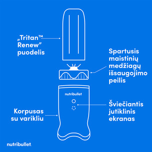 Nutribullet Ultra, 1200 W, pilkas - Trintuvas