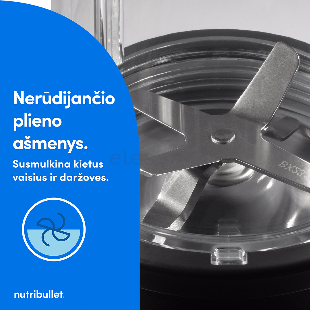 Nutribullet Pro, 900 W, 0,95 L, silver - Blender