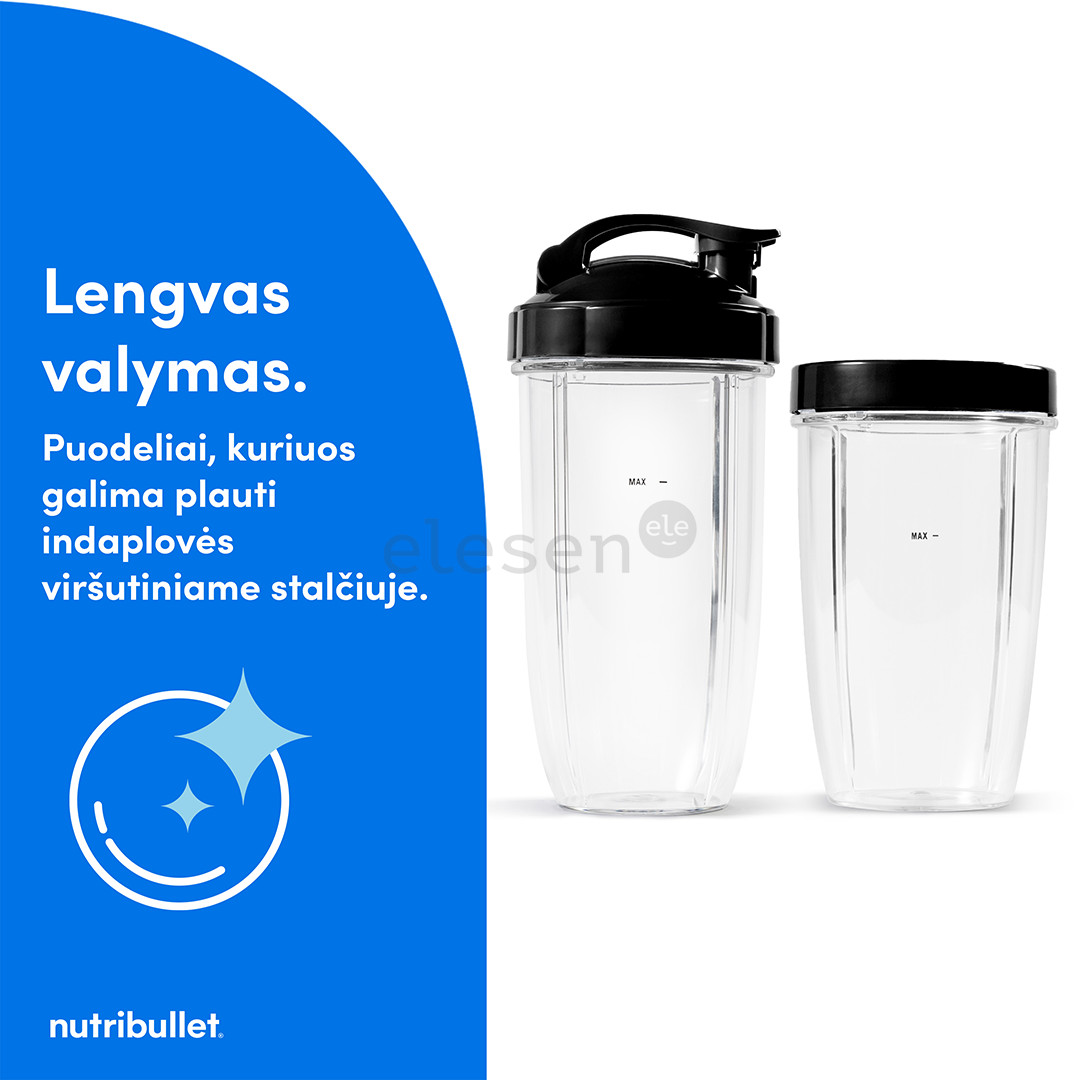 Nutribullet Pro, 900 W, 0,95 L, baltas - Trintuvas