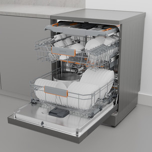 Gorenje G600, 16 komplektų talpa, plotis 59,9 cm, sidabro spalvos - Indaplovė