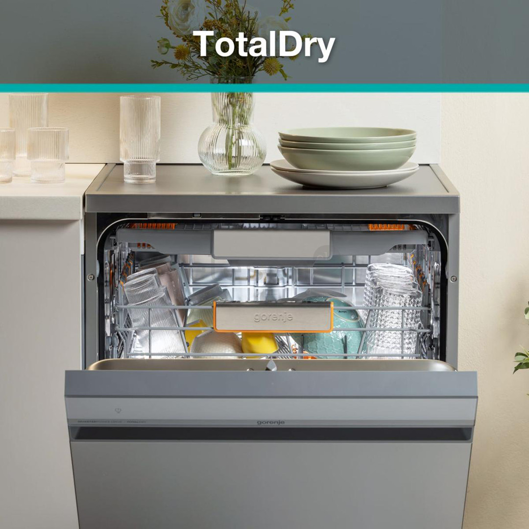 Gorenje G600, 16 komplektų talpa, plotis 59,9 cm, sidabro spalvos - Indaplovė