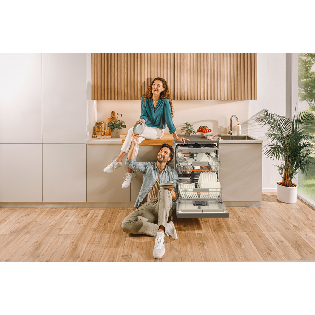 Gorenje G600, 16 komplektų talpa, plotis 59,9 cm, sidabro spalvos - Indaplovė