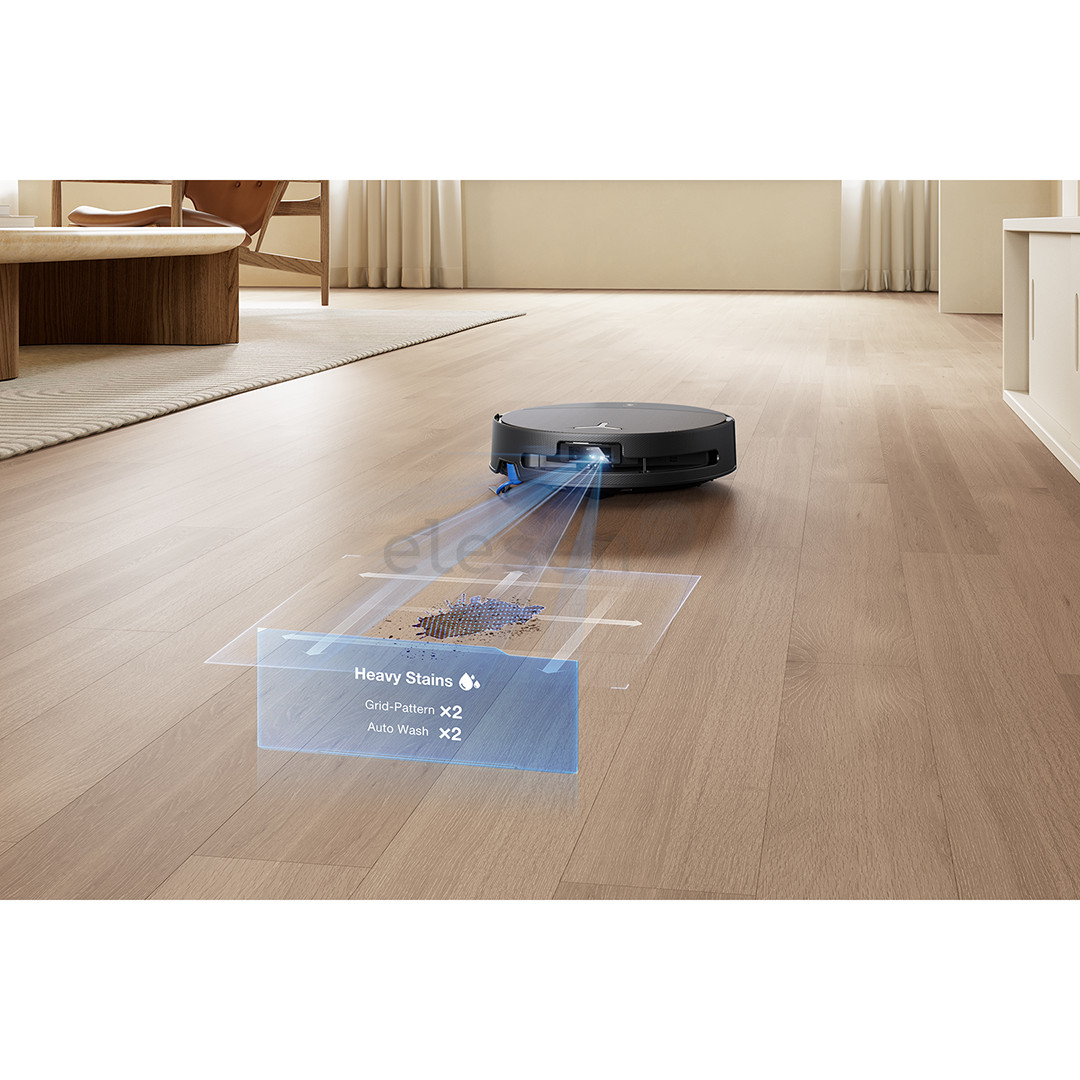 Ecovacs Deebot T90 Pro Omni, wet & dry, juodas - Dulkių siurblys robotas