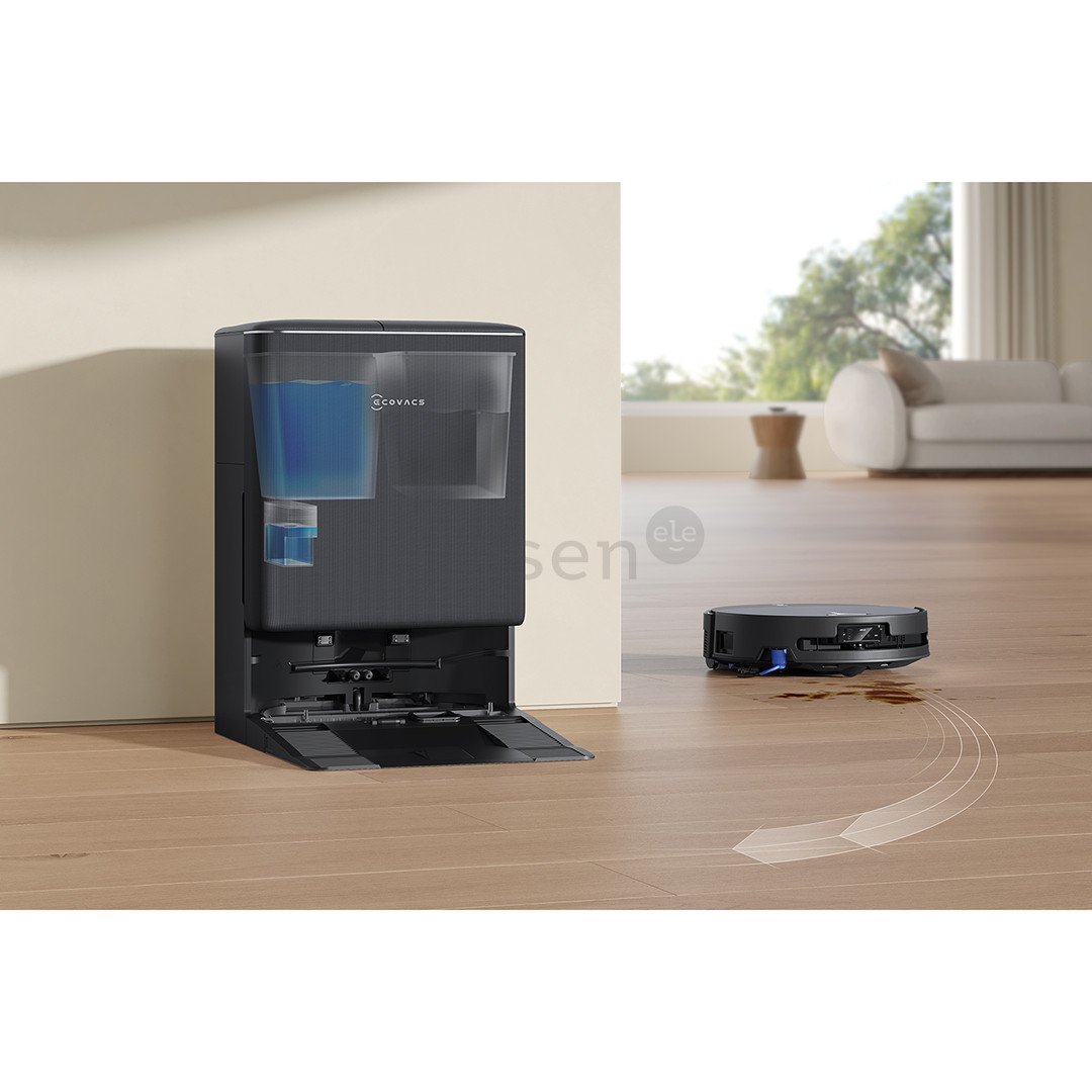 Ecovacs Deebot T90 Pro Omni, wet & dry, juodas - Dulkių siurblys robotas