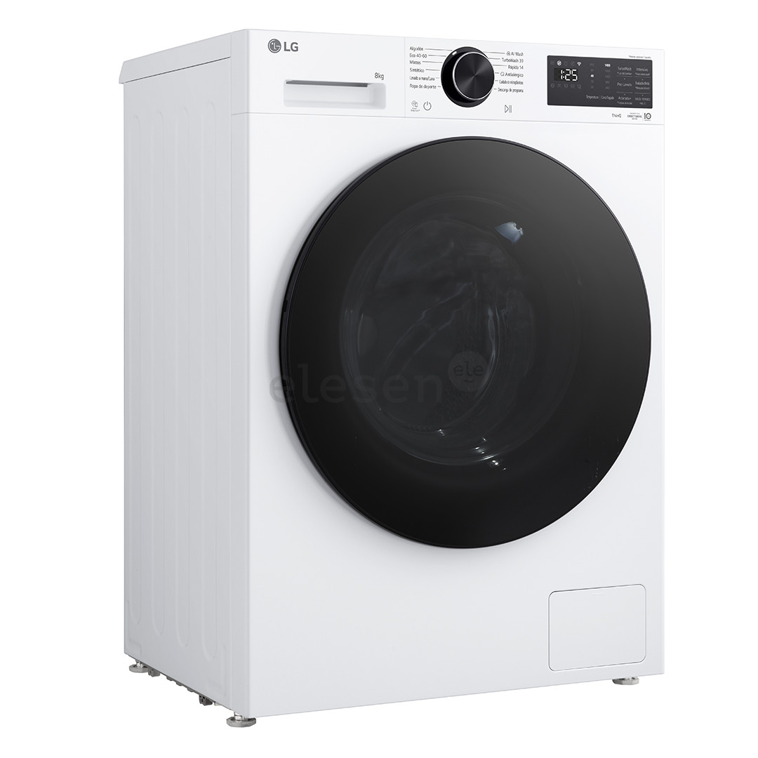 LG, 8 kg, gylis 47,5 cm, 1200 aps./min. - Skalbimo mašina