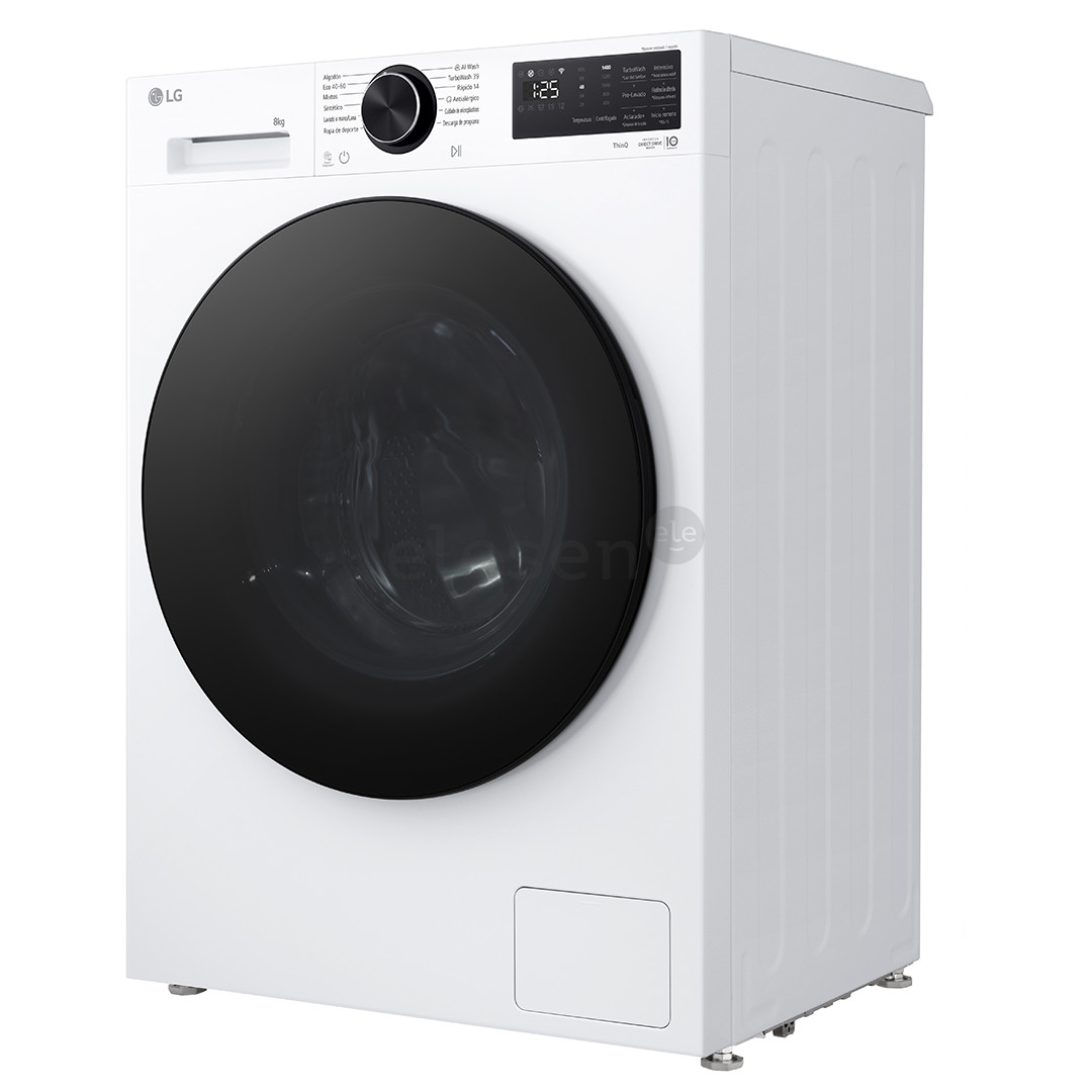 LG, 8 kg, gylis 47,5 cm, 1200 aps./min. - Skalbimo mašina