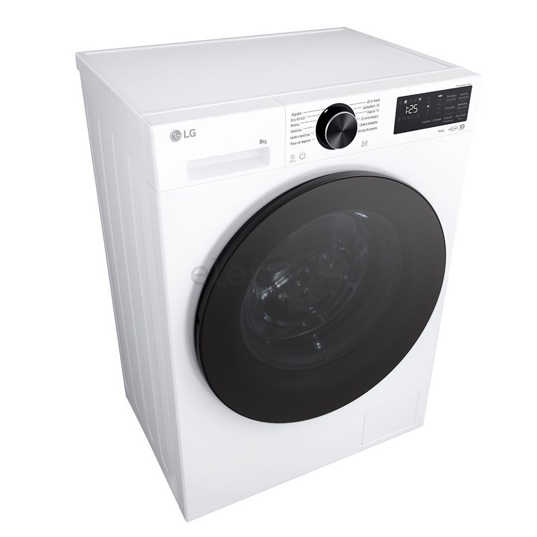 LG, 8 kg, gylis 47,5 cm, 1200 aps./min. - Skalbimo mašina