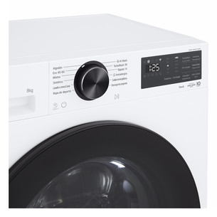 LG, 8 kg, gylis 47,5 cm, 1200 aps./min. - Skalbimo mašina