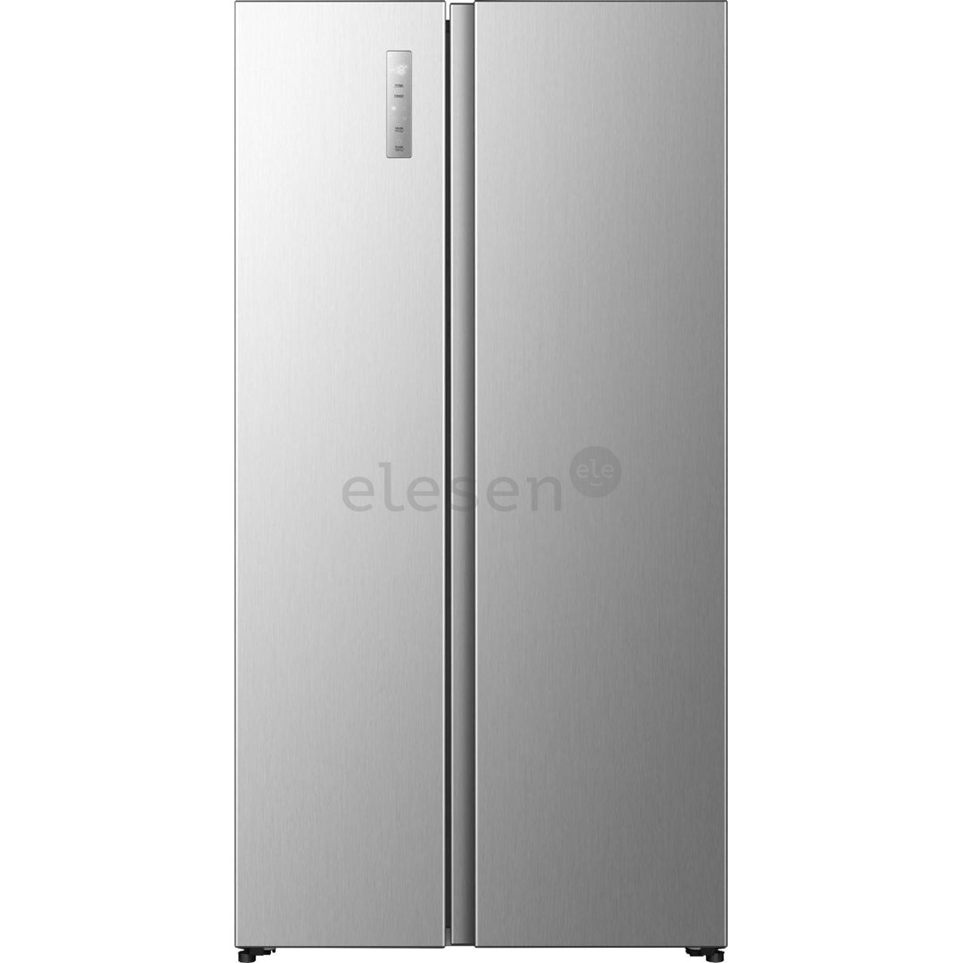 Hisense Hi3, Total No Frost, 544 L, aukštis 179 cm, pilkas - SBS Šaldytuvas