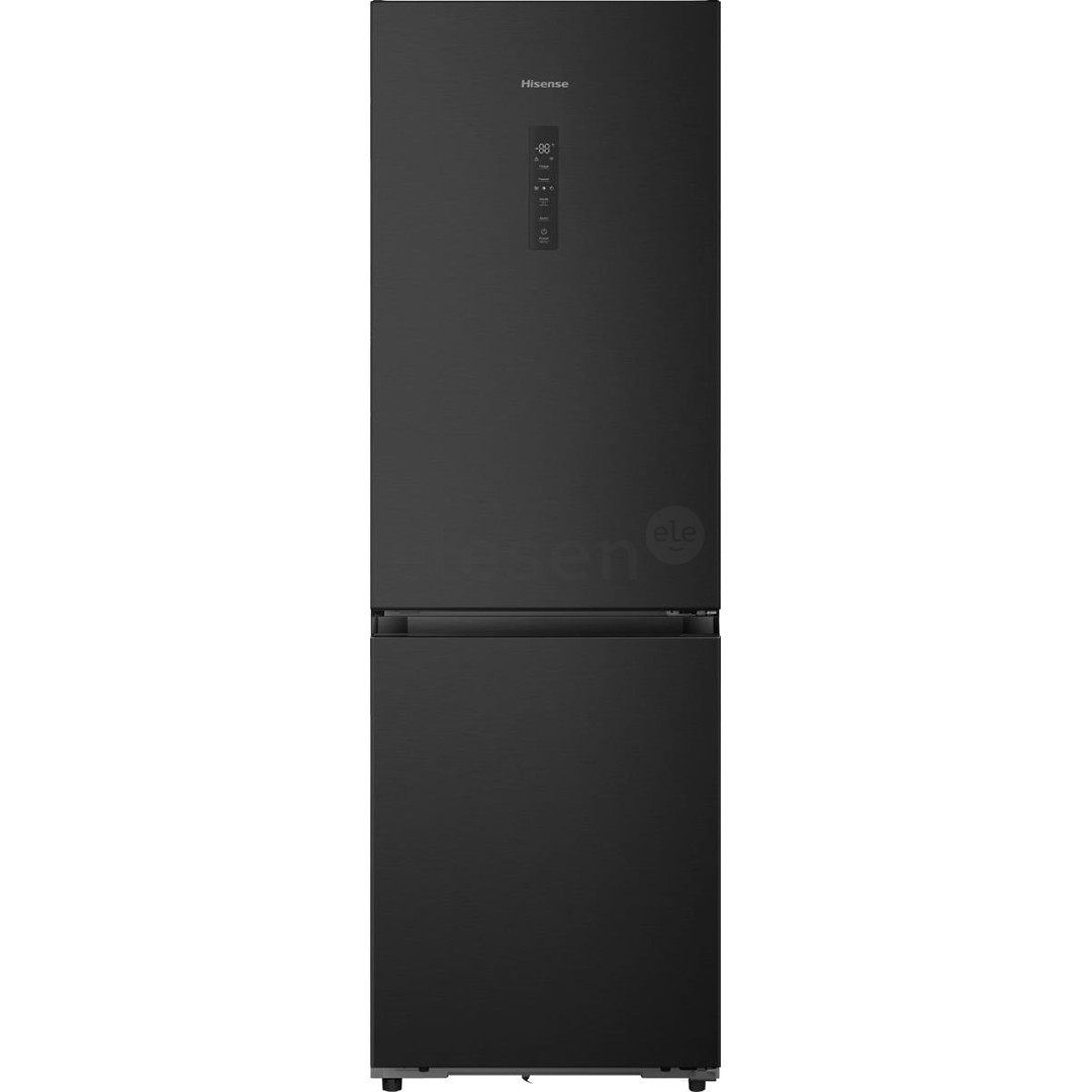 Hisense Hi3, Total No Frost, 330 L, aukštis 186 cm, juodas - Šaldytuvas