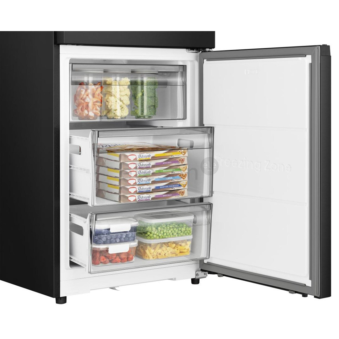 Hisense Hi3, Total No Frost, 330 L, aukštis 186 cm, juodas - Šaldytuvas