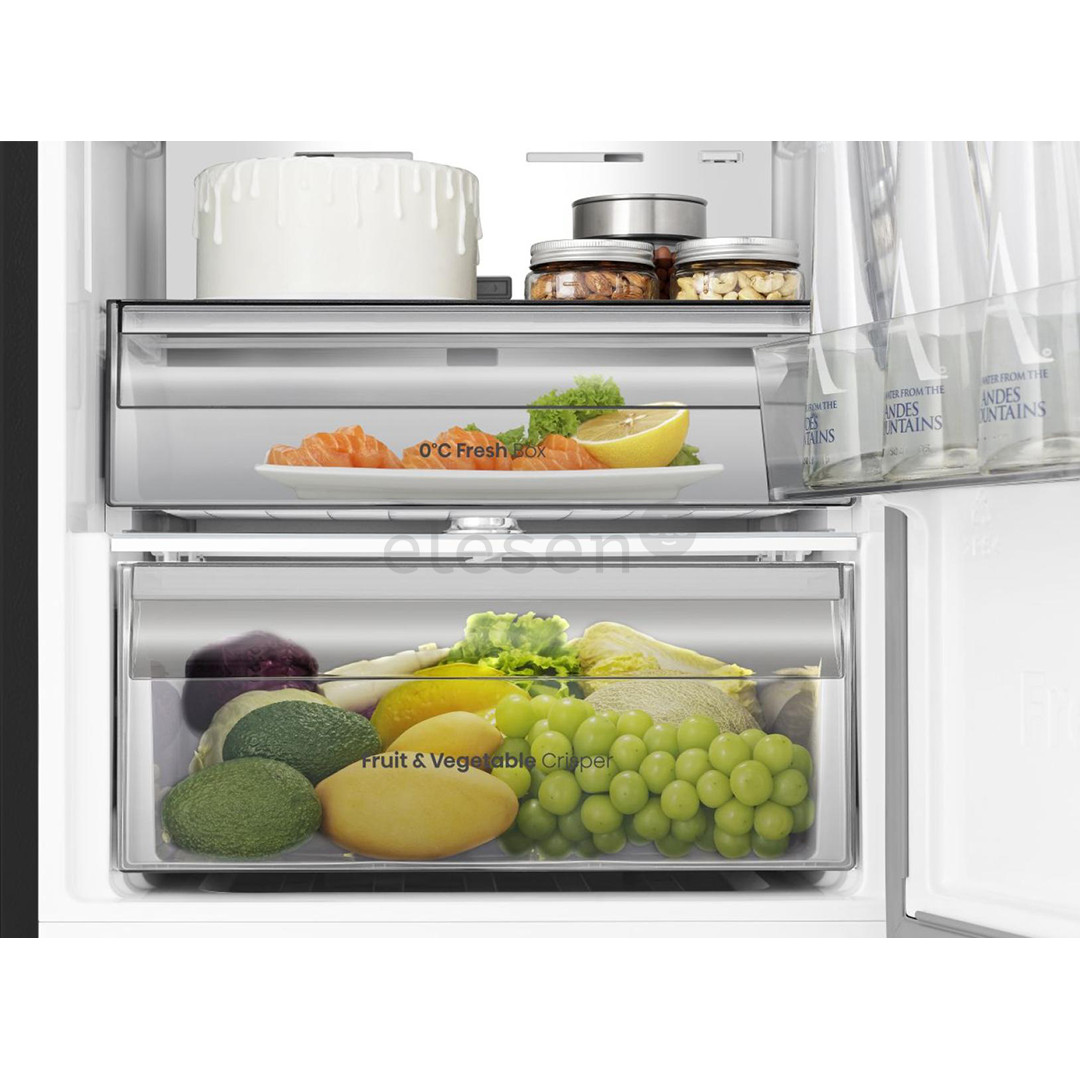 Hisense Hi3, Total No Frost, 330 L, aukštis 186 cm, juodas - Šaldytuvas