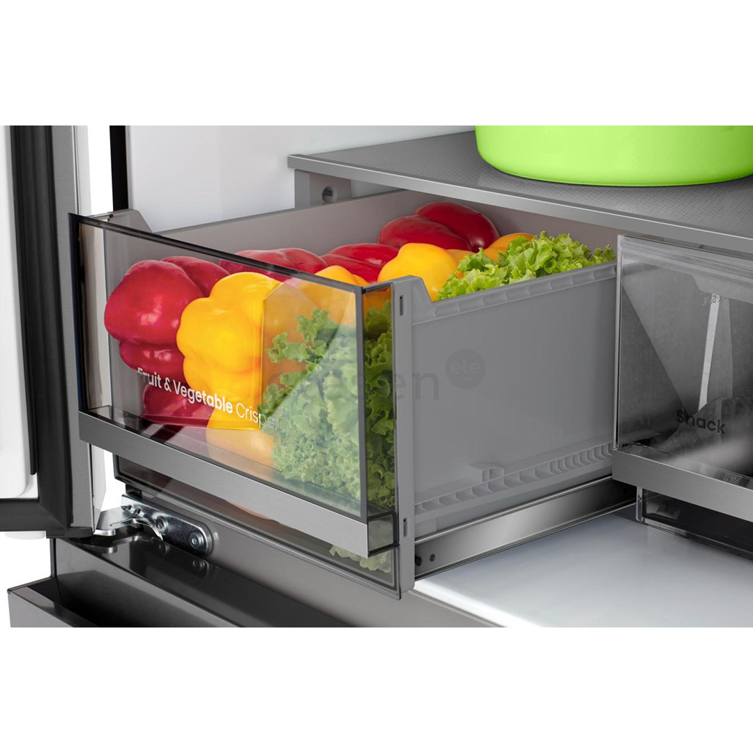 Hisense, Total No Frost, 647 L, aukštis 179 cm, pilkas - SBS Šaldytuvas