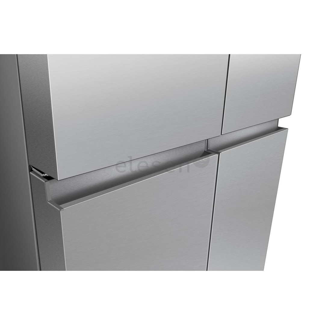 Hisense, Total No Frost, 647 L, aukštis 179 cm, pilkas - SBS Šaldytuvas